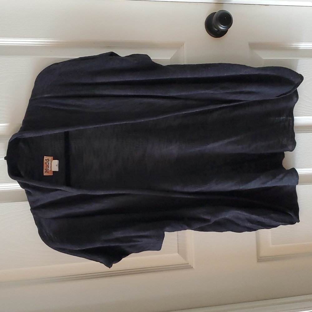 Mudd women'sshort sleeve open front cardigan. Size medium. - Picture 1 of 7